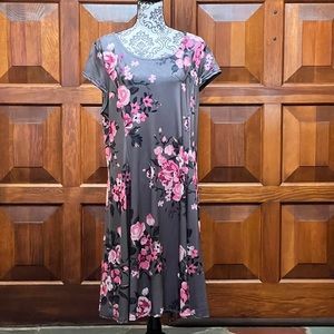 Lily Flower Print Dress NWT